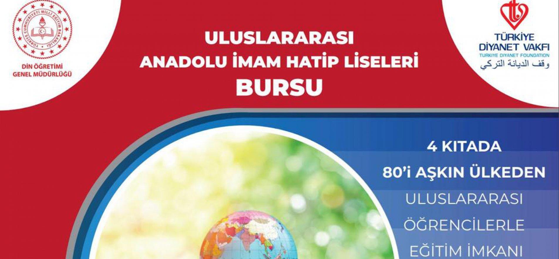 ULUSLARARASI ANADOLU İMAM HATİP LİSELERİ İÇİN 15 MART'A KADAR BAŞVURU YAPILABİLECEK